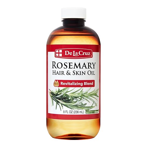 De La Cruz Rosemary Oil Blend Moisturizer with Castor, Avocado and Olive Oil - Topical Use Only 8 FL. OZ. (236 mL) Beauty & Personal Care De La Cruz
