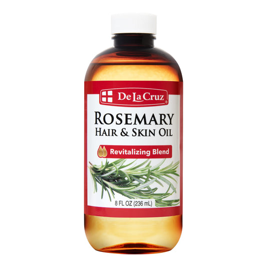 De La Cruz Rosemary Oil Blend Moisturizer with Castor, Avocado and Olive Oil - Topical Use Only 8 FL. OZ. (236 mL) Beauty & Personal Care De La Cruz