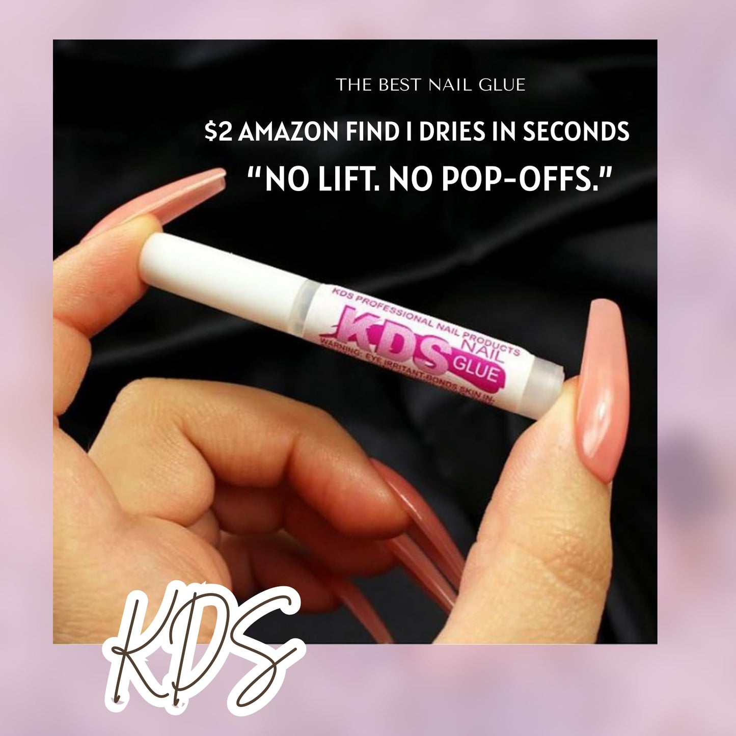 KDS Nail Glue for Professional Fake Nail Art & Design 10pcs Nail Tip Extension Glue Beauty & Personal Care MadayFormula