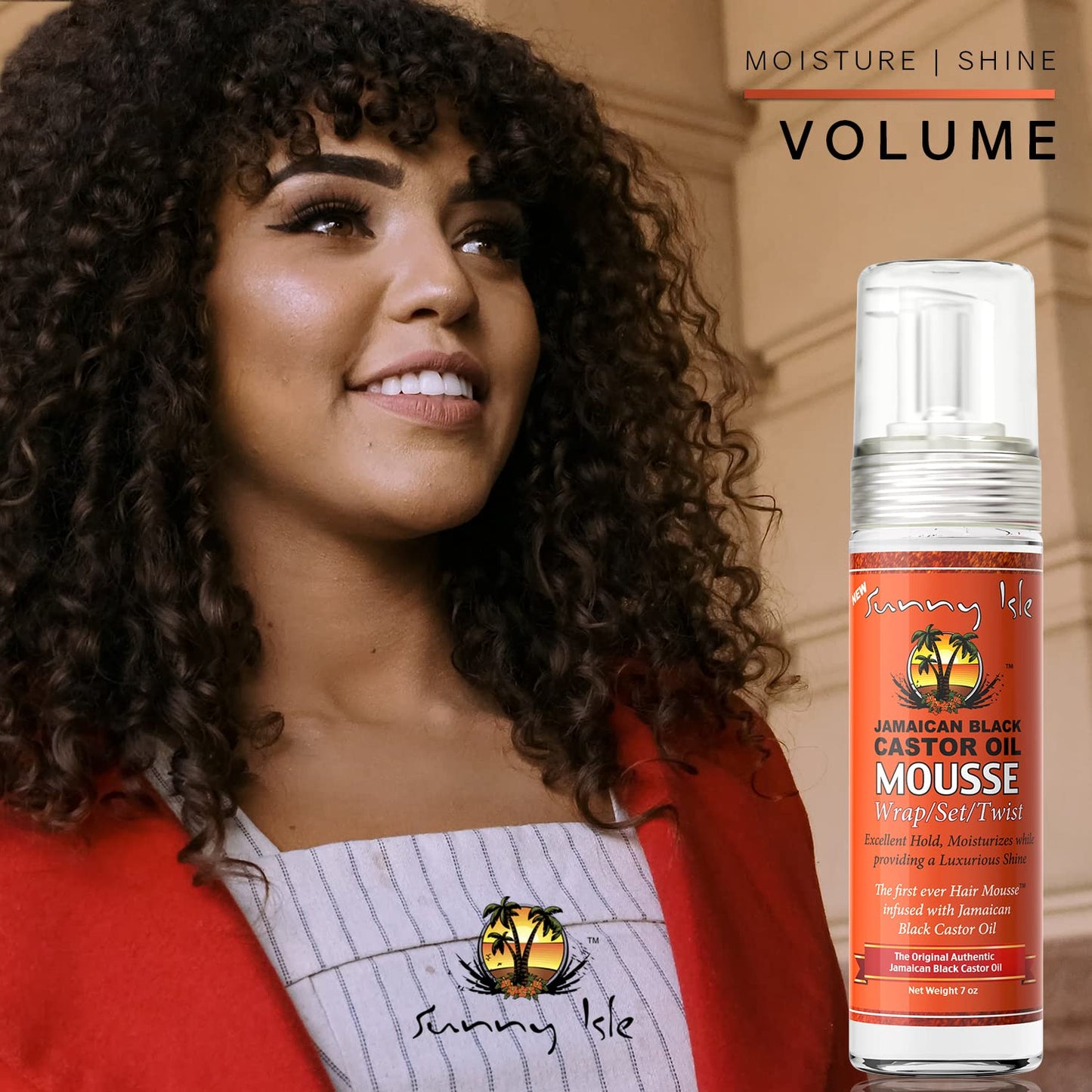 Sunny Isle Jamaican Black Castor Oil Mousse Wrap Set Twist 7oz | Excellent Hold, Luxurious Shine | Moisturizes with Frizz Control Beauty & Personal Care Sunny Isle