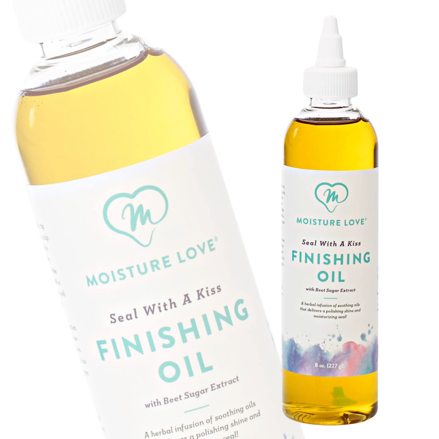 Moisture Love Seal with a Kiss Finishing oil for Hair Moisturizing and Polishing. Curly Hair Care Product with Argan Oil and Castor Oil. Sulfate Beauty & Personal Care Moisture Love