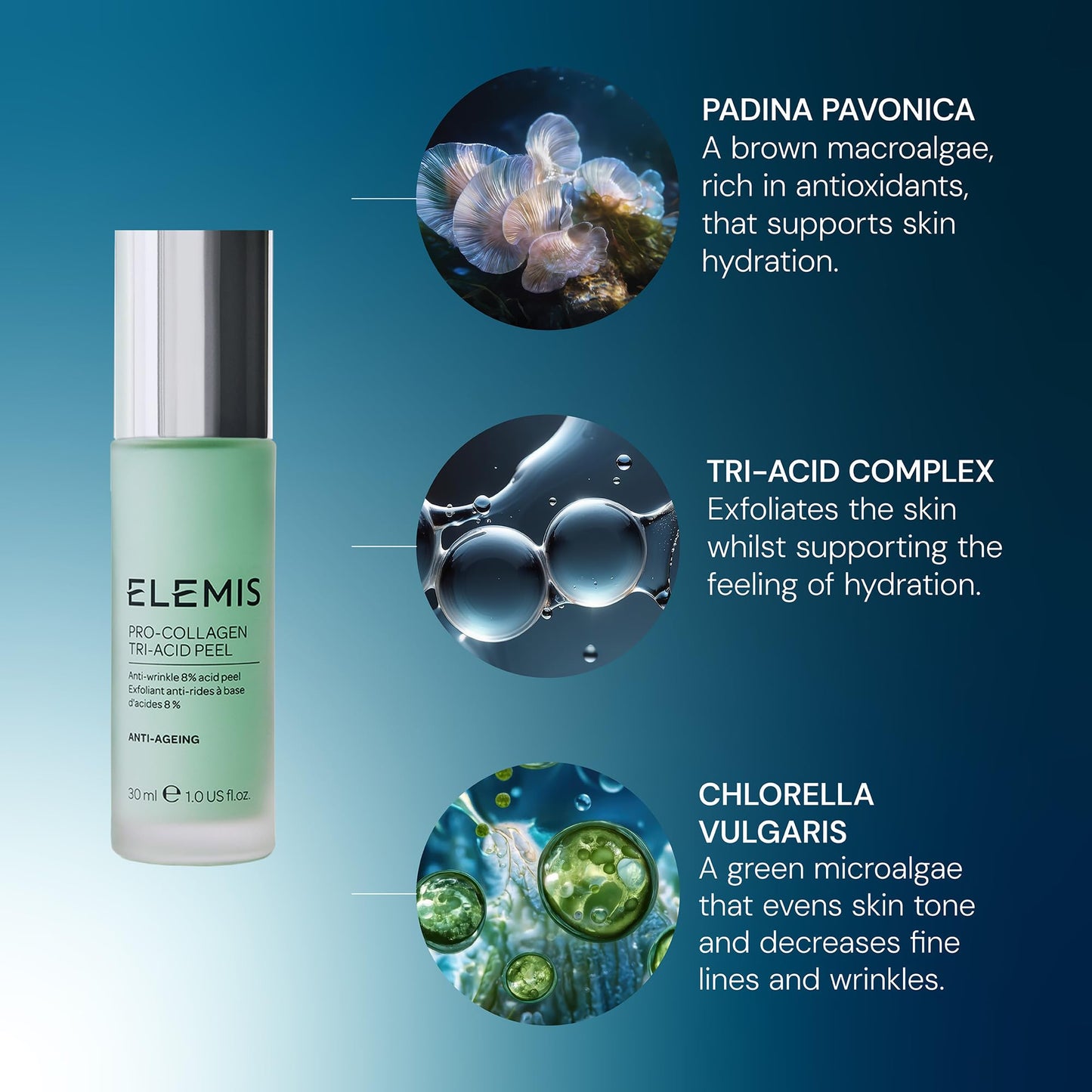 ELEMIS Pro-Collagen Tri-Acid Peel, 1 fl. oz. Beauty & Personal Care ELEMIS