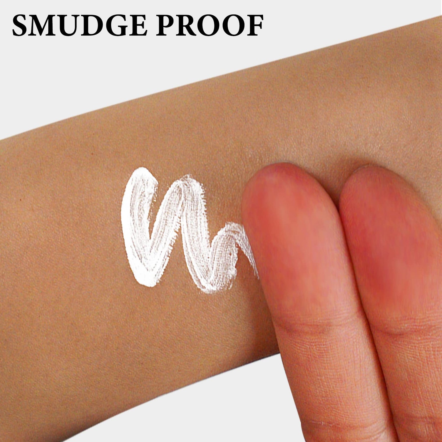 Ruby Kisses Classic Liquid Eyeliner, Smudgeproof Long Lasting Eye Makeup with Felt-Tip Applicator (1 PACK, White) Beauty & Personal Care Ruby Kisses