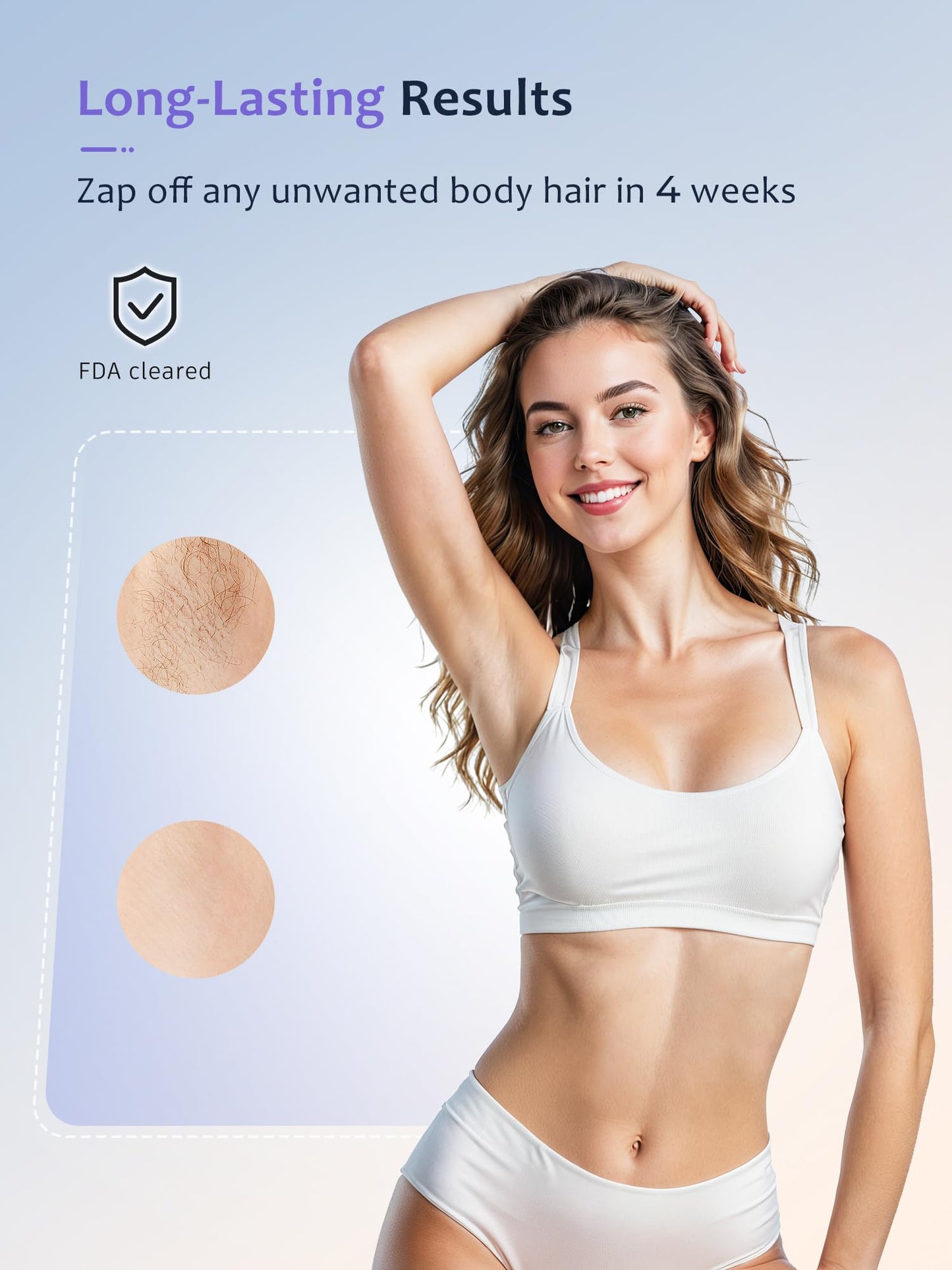 Laser Hair Removal Ubroo IPL Hair Removal Device with 5? Ice Cooling,Hand-held Hair Removal Device Laser Hair Removal for Women and Men,Reduce Hair Beauty and Personal Care Ubroo