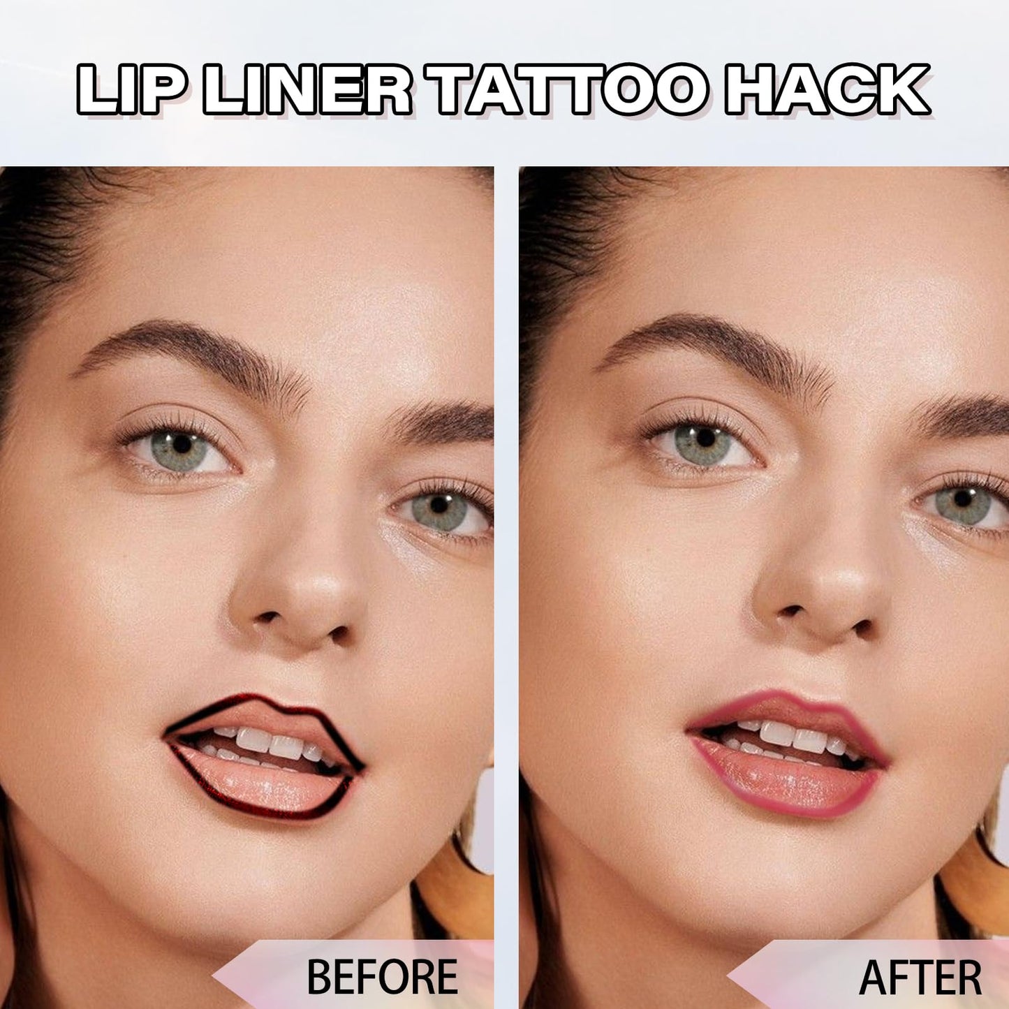 Cilrofelr Peel Off Lip Liner Stain, Long Wear Tattoo Lip Liner with Tweezer, Peel Off Lip Stain with Matte Finish, Long Lasting, Waterproof Beauty and Personal Care Cilrofelr