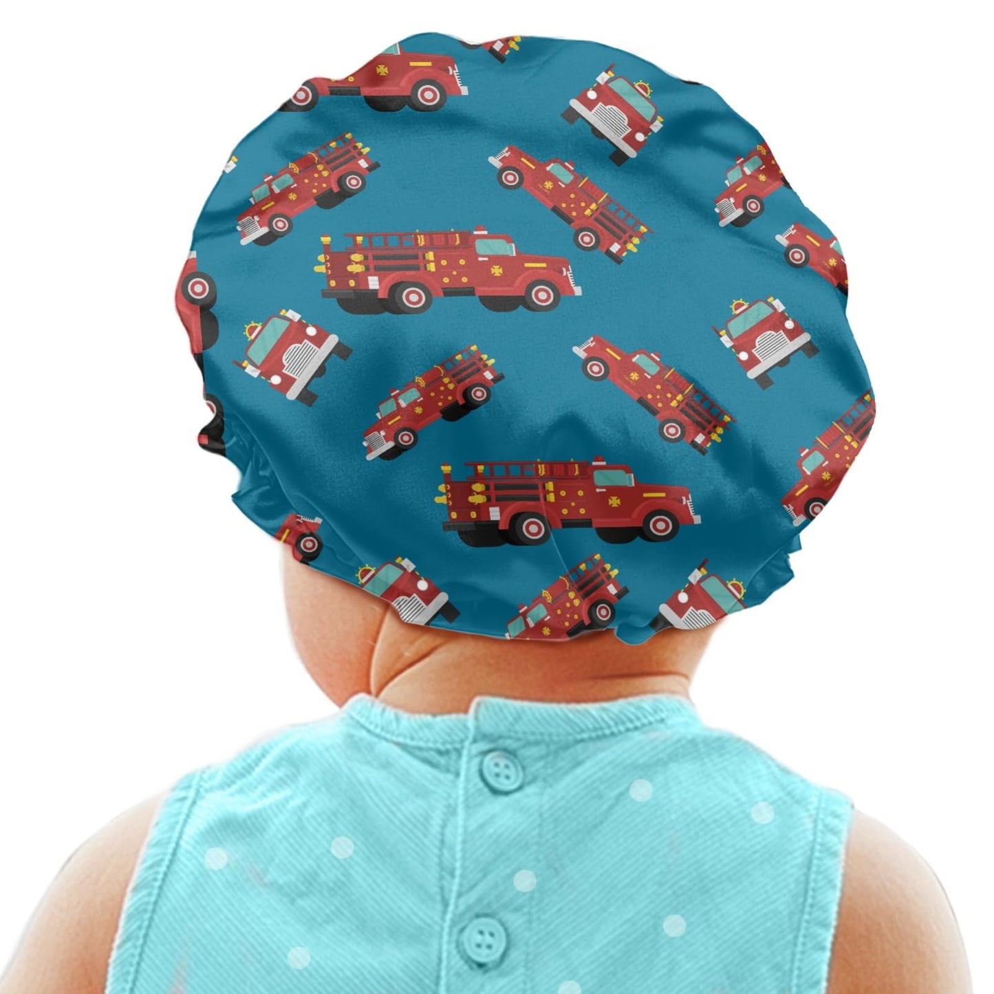 Babrukda Cars Print Kids Satin Sleep Cap, Elastic Adjustable Band Hat Night Sleeping Head Cover for Hair Protecte Satin Bonnet Beanie Hat for Girls Beauty and Personal Care Babrukda