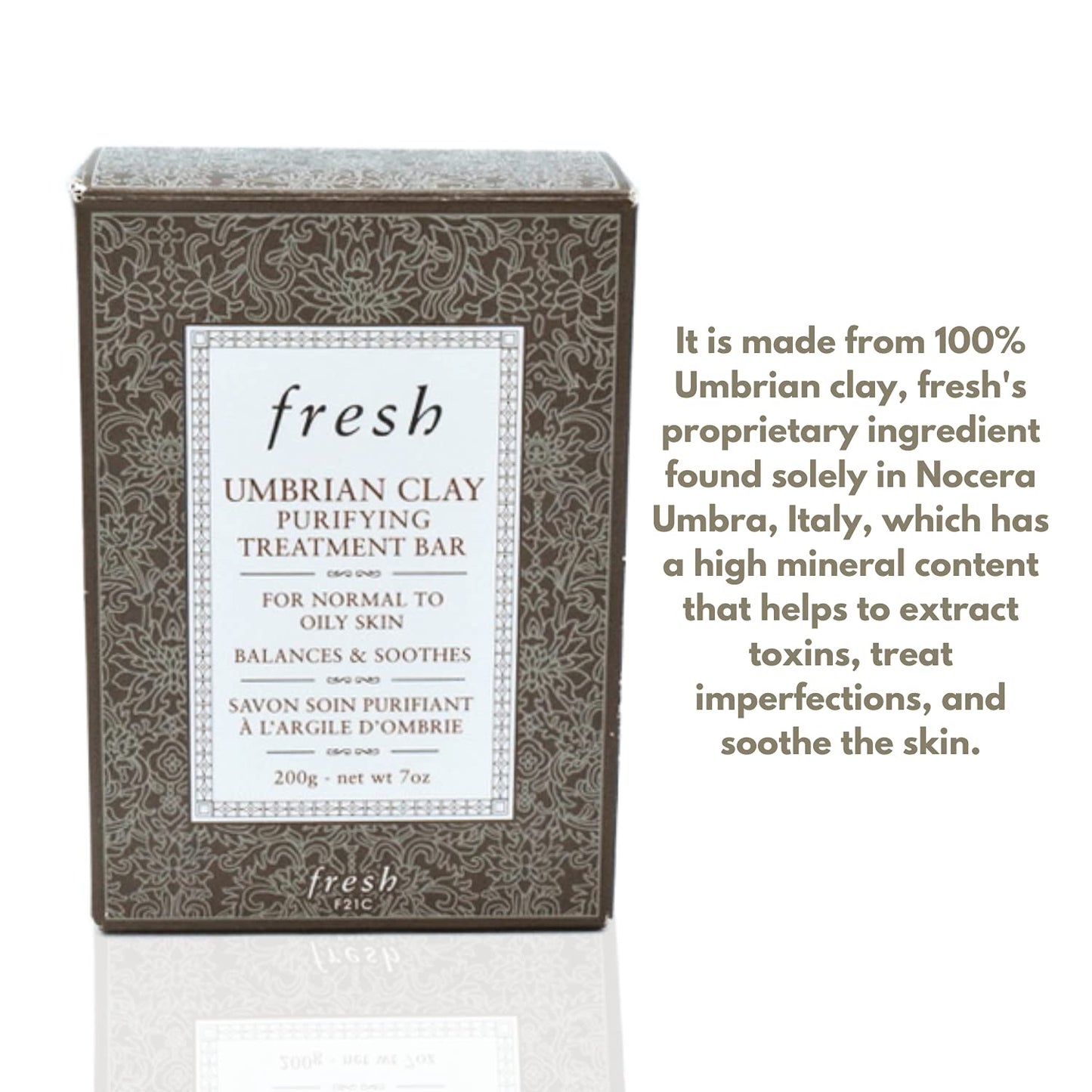 Fresh Umbrian Clay Treatment Bar 7.1 oz (198.8 g) Beauty & Personal Care Fresh