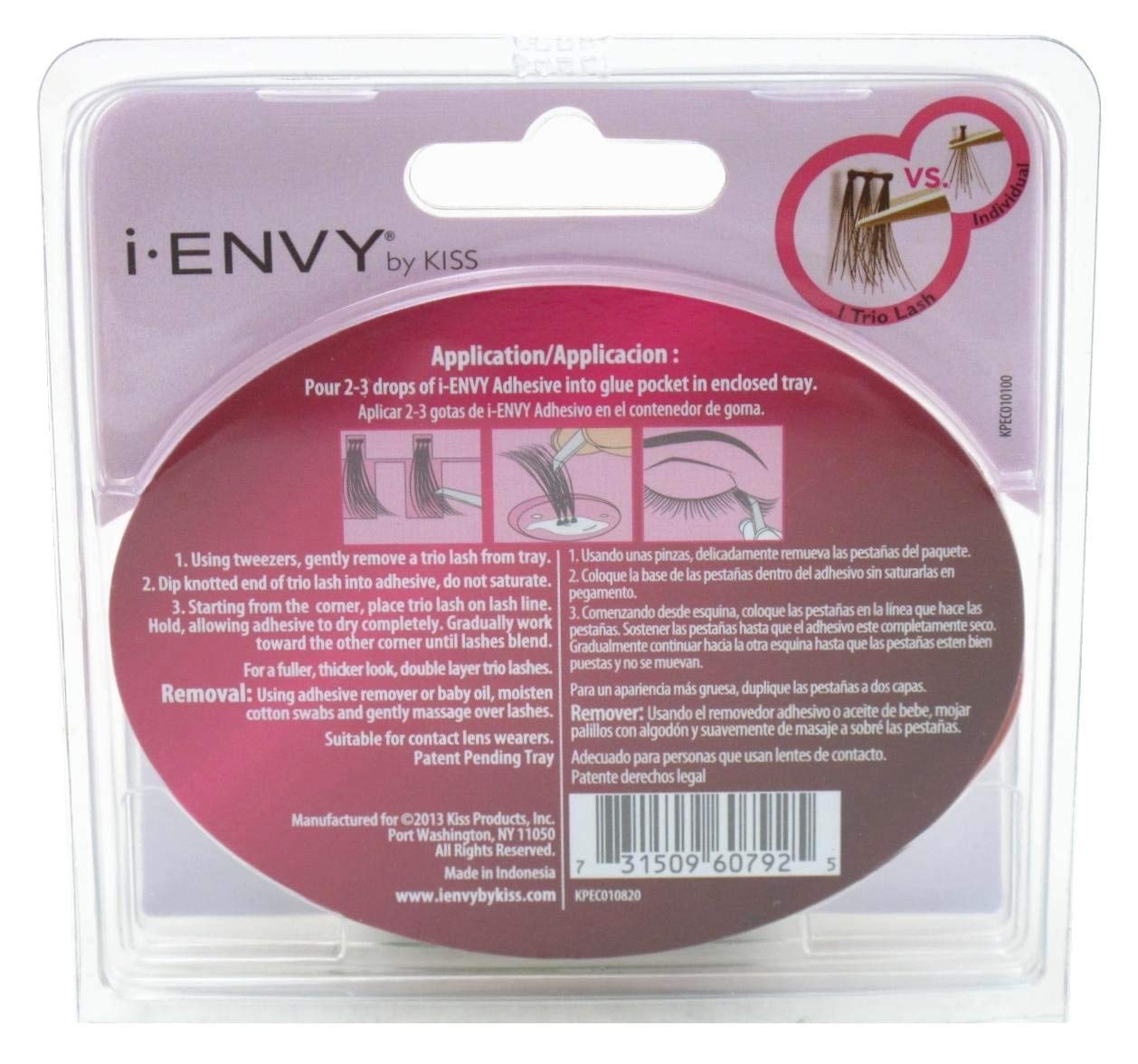 Kiss I Envy Trio Short 30 Trio Lashes (3 Pack) Beauty & Personal Care kiss i envy