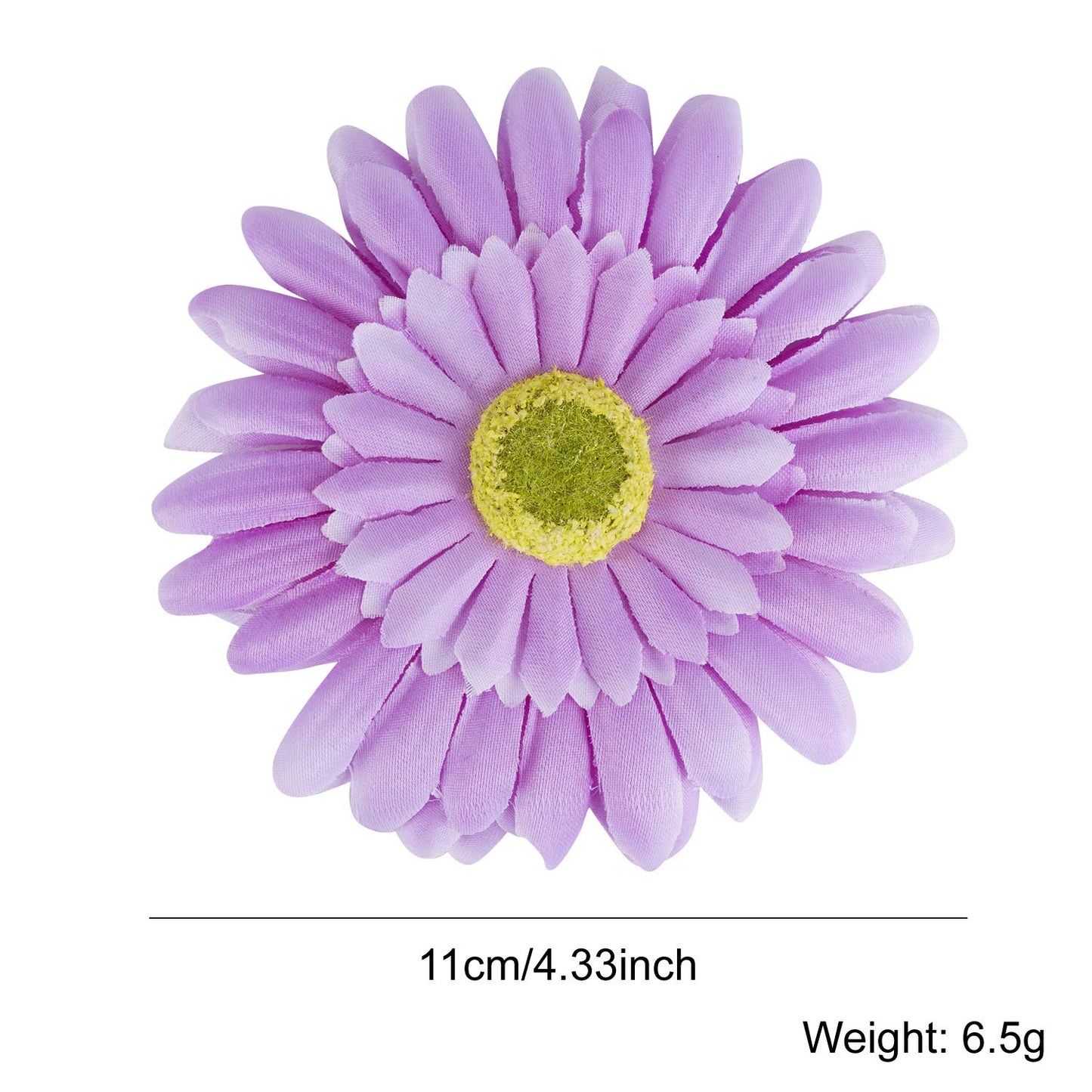 Lawie 18 Pack Fake Artificial Silk Gerbera Daisy Flower Sunflower Daisies Hair Clips Barrettes Clamp Clasps Bow With Alligator Brooch Pin Tropical Beauty & Personal Care Lawie