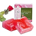 2 PCS Yoni Soap Bars for Women, 100% Handmade Natural PH Balanced & V Cleansing Soap for Women, All Natural Odor Remover with Bubble Foam Net, Yoni Beauty & Personal Care Shibarcle
