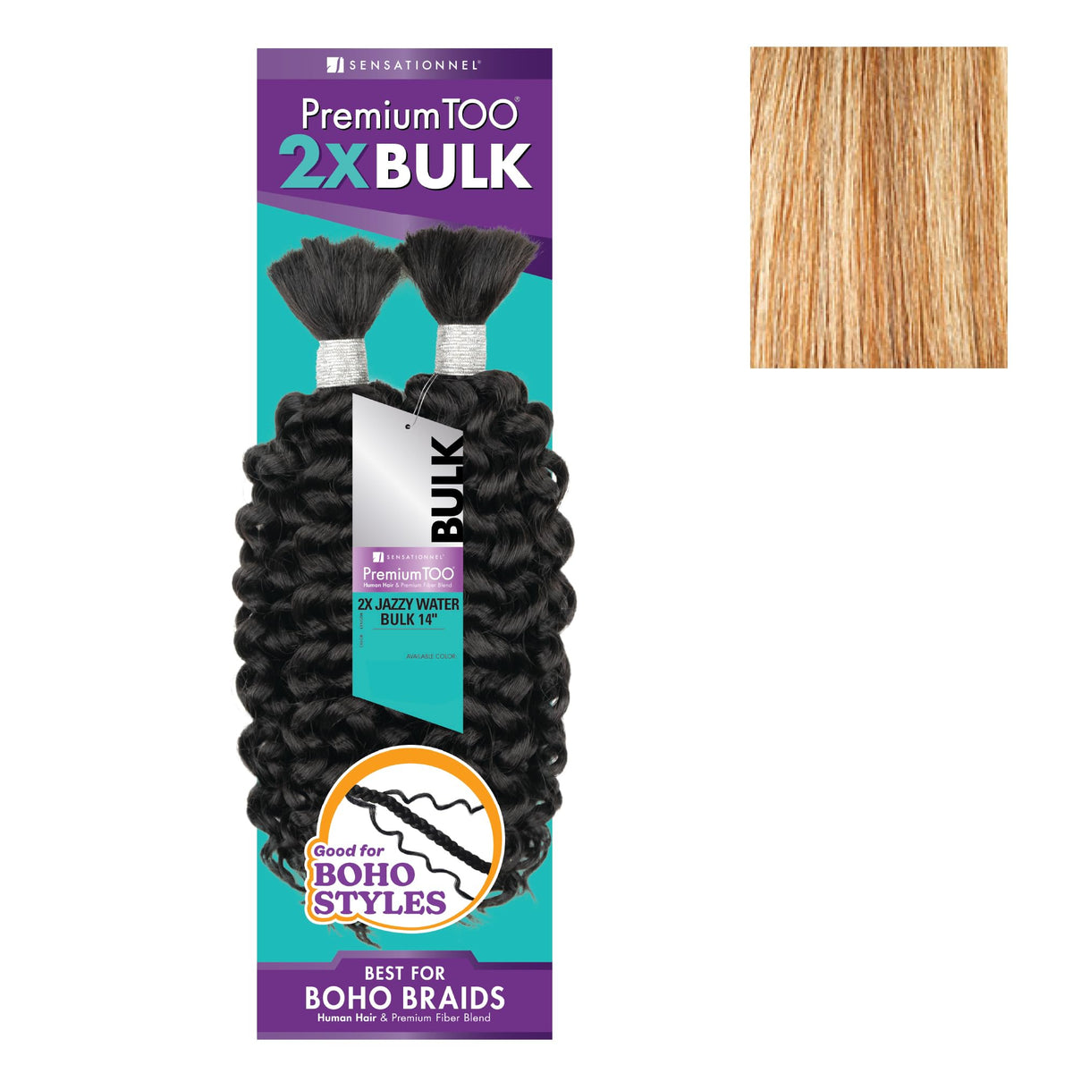 Sensationnel PremiumToo Bulk Weaving-2X Jazzy Water,1pk 14in, S4/27/30