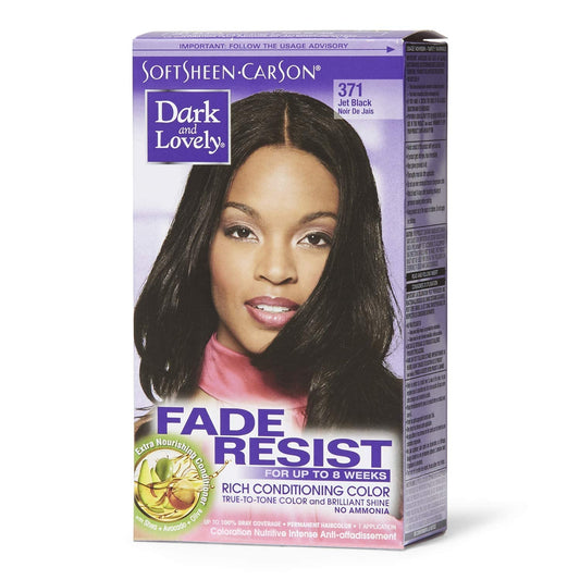 Dark & Lovely Color #371, Jet Black, 1 Count Beauty & Personal Care Dark and Lovely