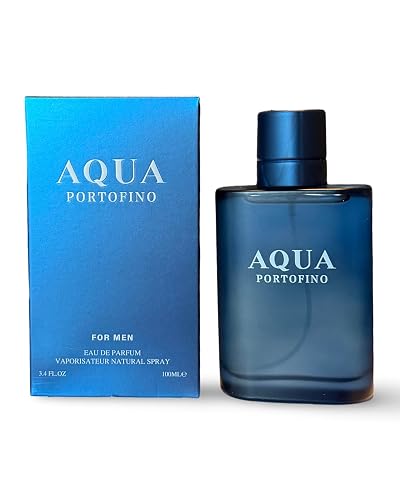 United Scents AQUA PORTOFINO Eau de Parfum for Men, 3.4 Fl Oz, Bergamot Aquozone Sea Notes, Natural Spray Beauty & Personal Care United Scents