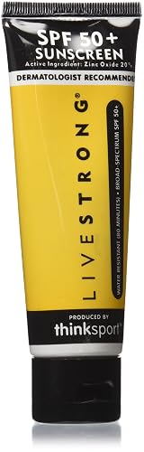 Thinksport Livestrong Sunscreen SPF 50+ 3 Ounces Beauty & Personal Care Thinksport