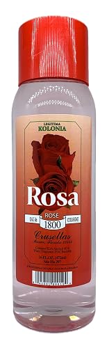 Crusellas Legitima Kolonia 1800 Rosa (Rose) Splash Cologne (16 Fl. Oz.) Beauty & Personal Care Crusellas