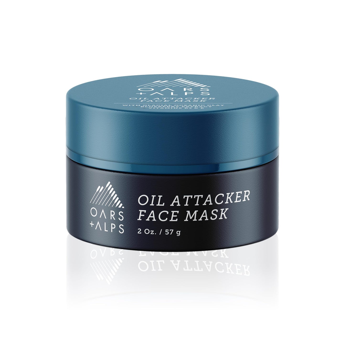 Oars + Alps Oil Attacker Face Mask, Dermatologist Tested Facial Cleanser with Kaolin Clay and Niacinamide, TSA Friendly, 2 Oz Beauty & Personal Care Oars + Alps