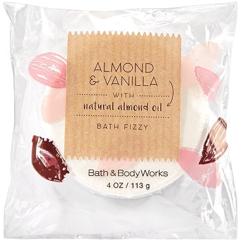 Bath and Body Works Signature Collection Bath Fizzy with Natural Essential Oils (Almond & Vanilla) Beauty & Personal Care Bath & Body Works
