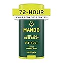 Mando Whole Body Deodorant For Men - Smooth Solid Stick - 72 Hour Odor Control - Aluminum Free, Baking Soda Free, Skin Safe - 2.6 Ounce (Mt Fuji) Beauty & Personal Care Mando
