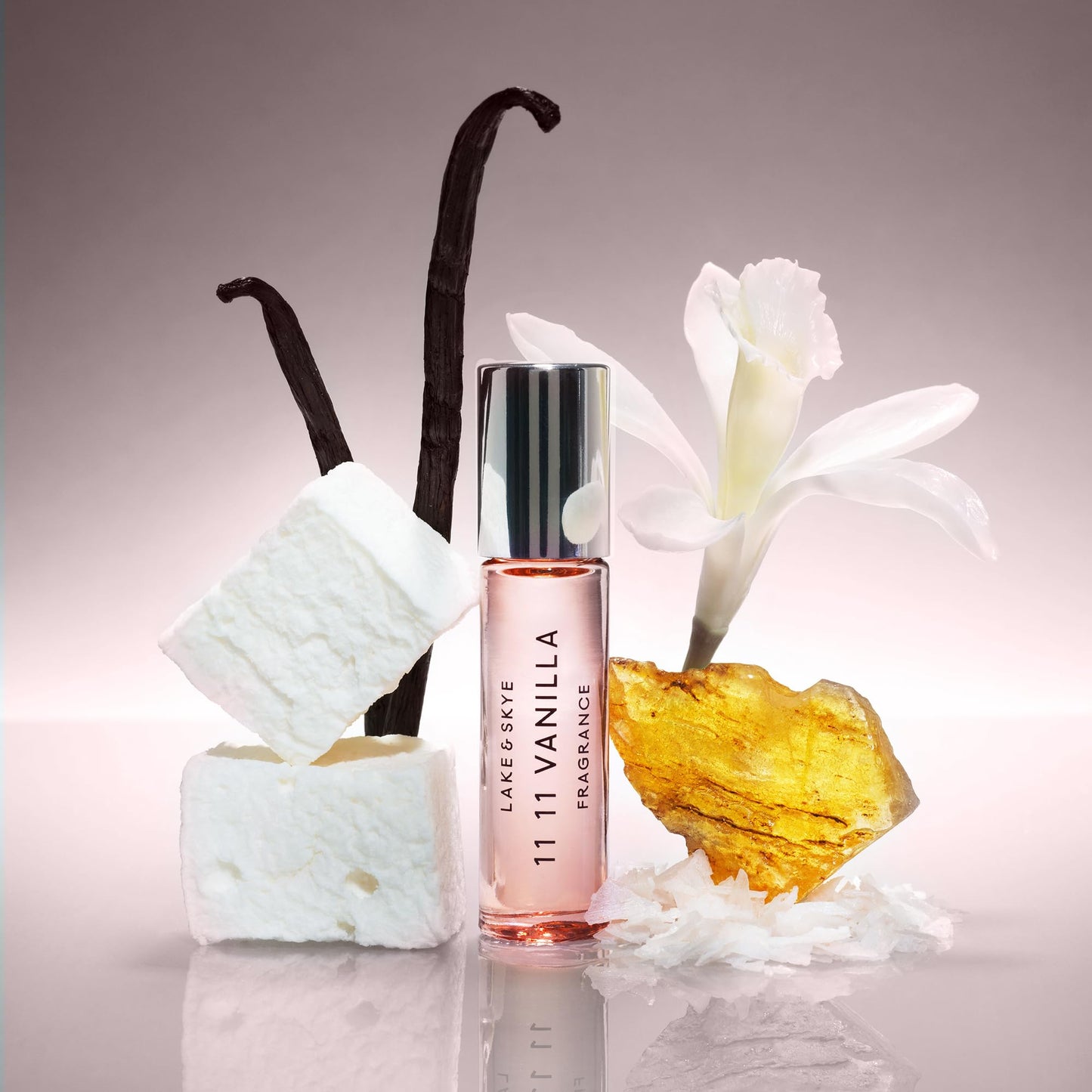 Lake & Skye 11 11 Vanilla Fragrance Oil Rollerball Perfume, Unisex Vanilla Crème, Marshmallow, Sea Salt, Star Apple & Skin Musk Scent, 0.33 fl oz (10 Beauty & Personal Care Lake & Skye