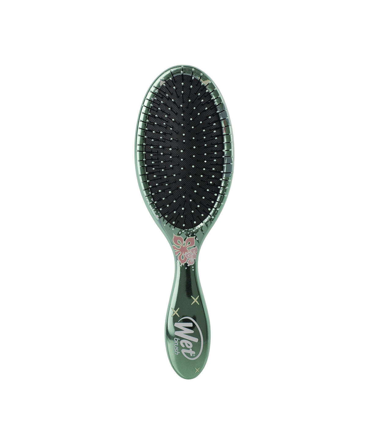 Wet Brush Disney Original Detangler Brush Princess Wholehearted - Moana, Teal - All Hair Types - Ultra-Soft IntelliFlex Bristles Glide Through Tangles