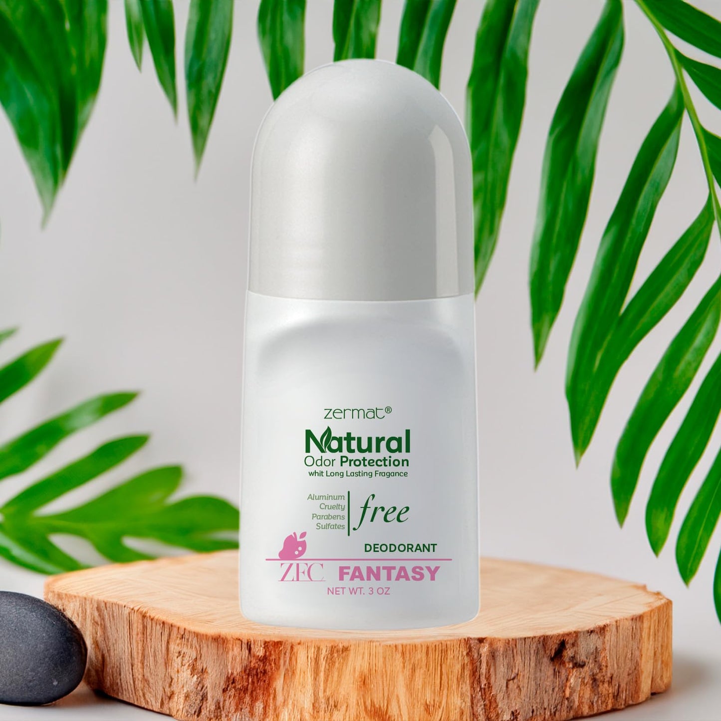 Zermat Zentimento Fantansy, Natural Roll-On Deodorant, 3 Oz. Beauty and Personal Care Zermat