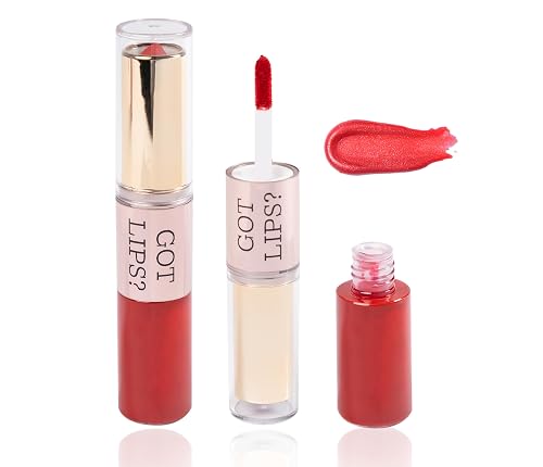 Got Lips? 2in1 Matte Lipstick & Liquid Lipgloss Lipstick - Richly Pigmented, Nourishing, Hydrating, Lightweight Velvety, Kissable, Anti-Smudging, Long Beauty & Personal Care got? WE GOT THE SOLUTIONS!