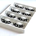 Mink Lashes with Glitter Rhinstones for Party Dramatic Diamond Decorative Gem Eyelashes (crystal) Beauty & Personal Care FQNing