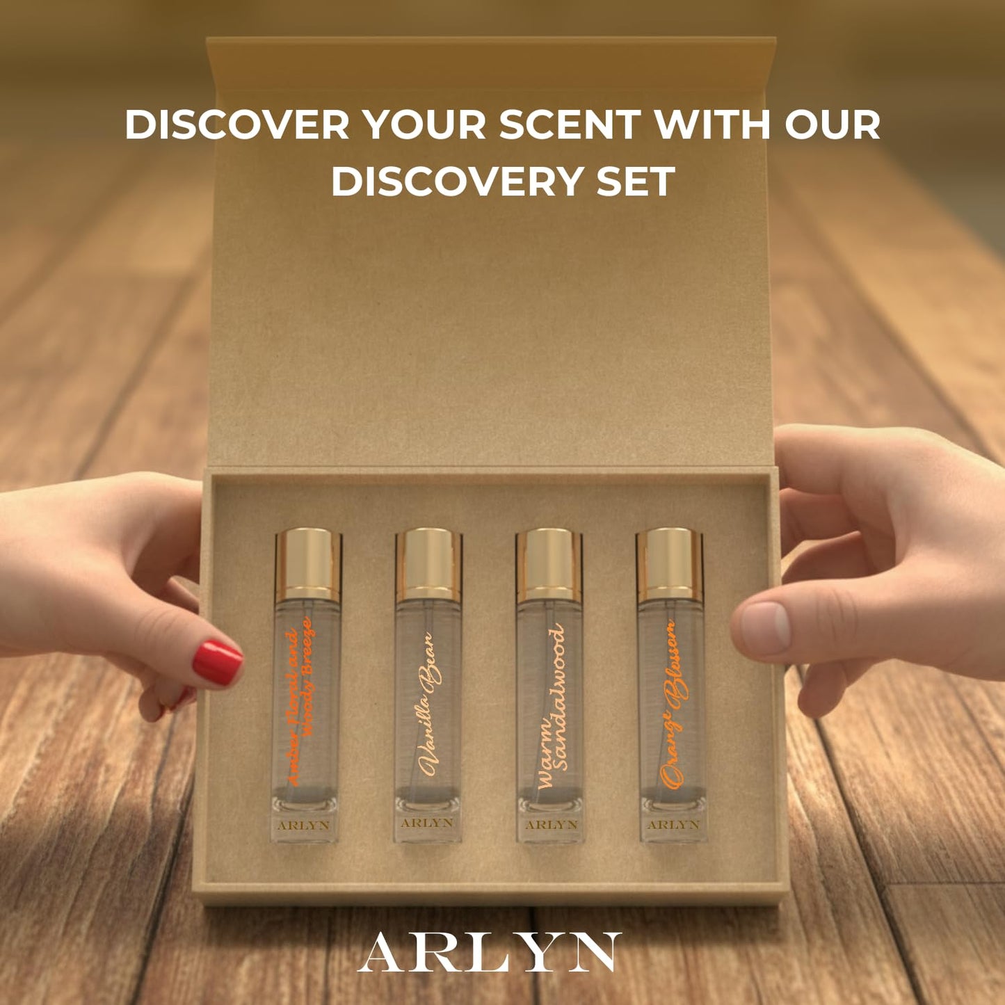 ARLYN, 4 Pc Discovery Gift Set | 1.76 FL Oz | Unisex, Men & Women Eau de Parfum |, Vegan, Cruelty-Free, Made In USA, Long Lasting Beauty & Personal Care ARLYN BY BELLEVUE PARFUMS
