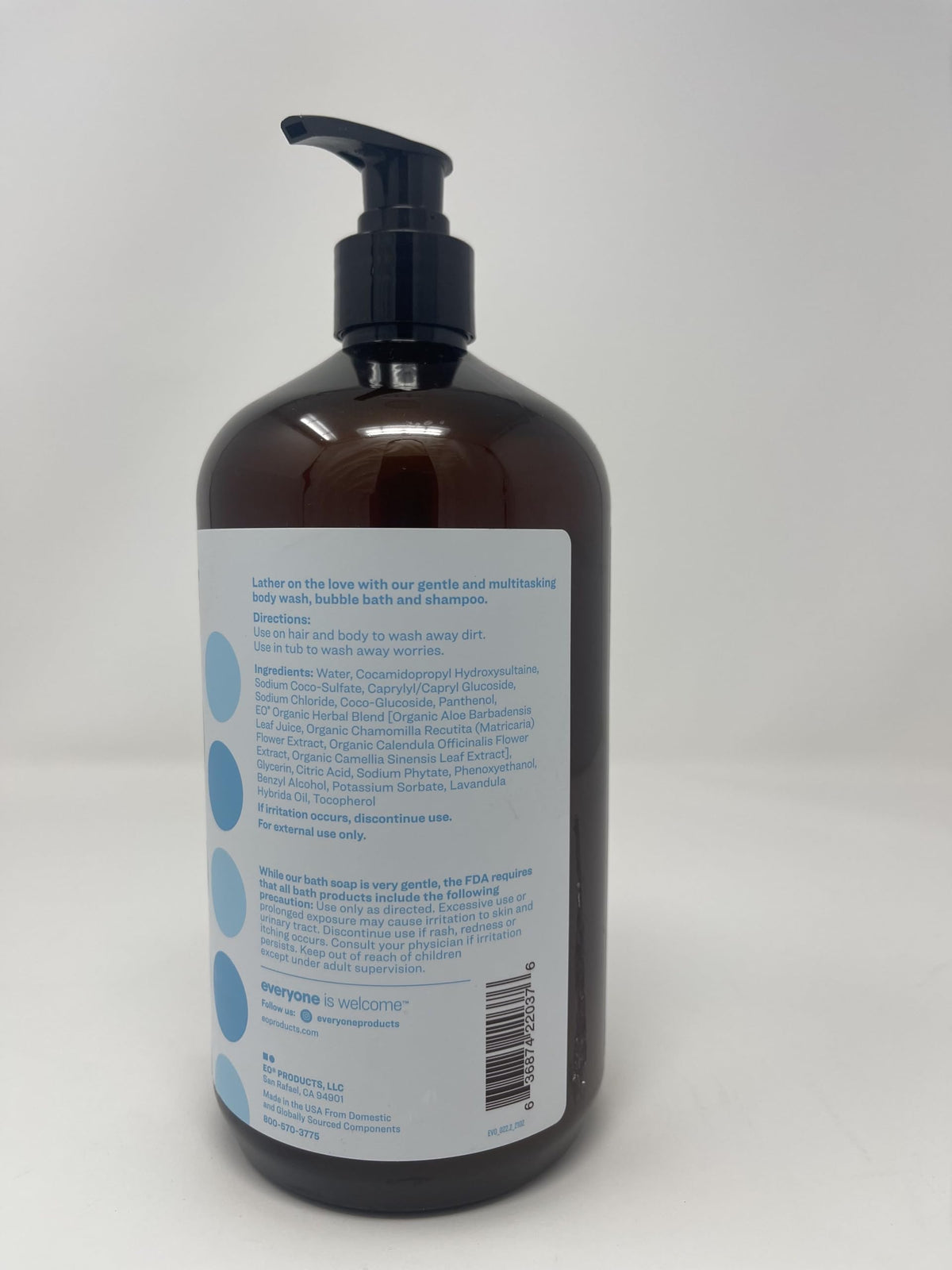 Everyone, Soap 3 in 1 Unscented, 32 Ounce Beauty & Personal Care EO