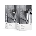 IGK Permanent Color Kit TITANIUM - Pure Cool Gray BA | Easy Application + Strengthen + Shine | Vegan + Cruelty Free + Ammonia Free | 4.75 Oz (2 Pack) Beauty & Personal Care IGK