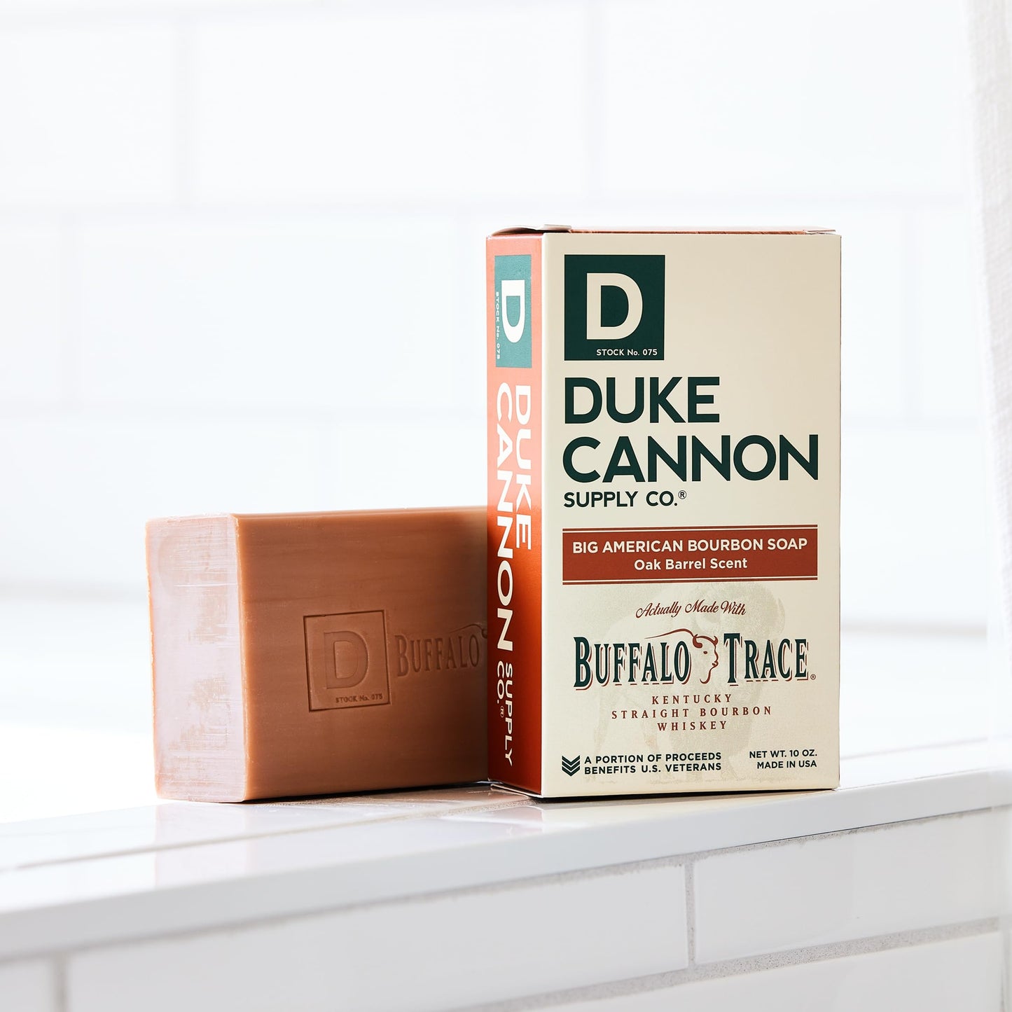 Duke Cannon Supply Co. Big Brick of Soap Bar for Men Big American Bourbon Made w/Buffalo Trace (Charred Oak Barrel Scent) Multi-Pack - Superior Grade Beauty & Personal Care Duke Cannon Supply Co.