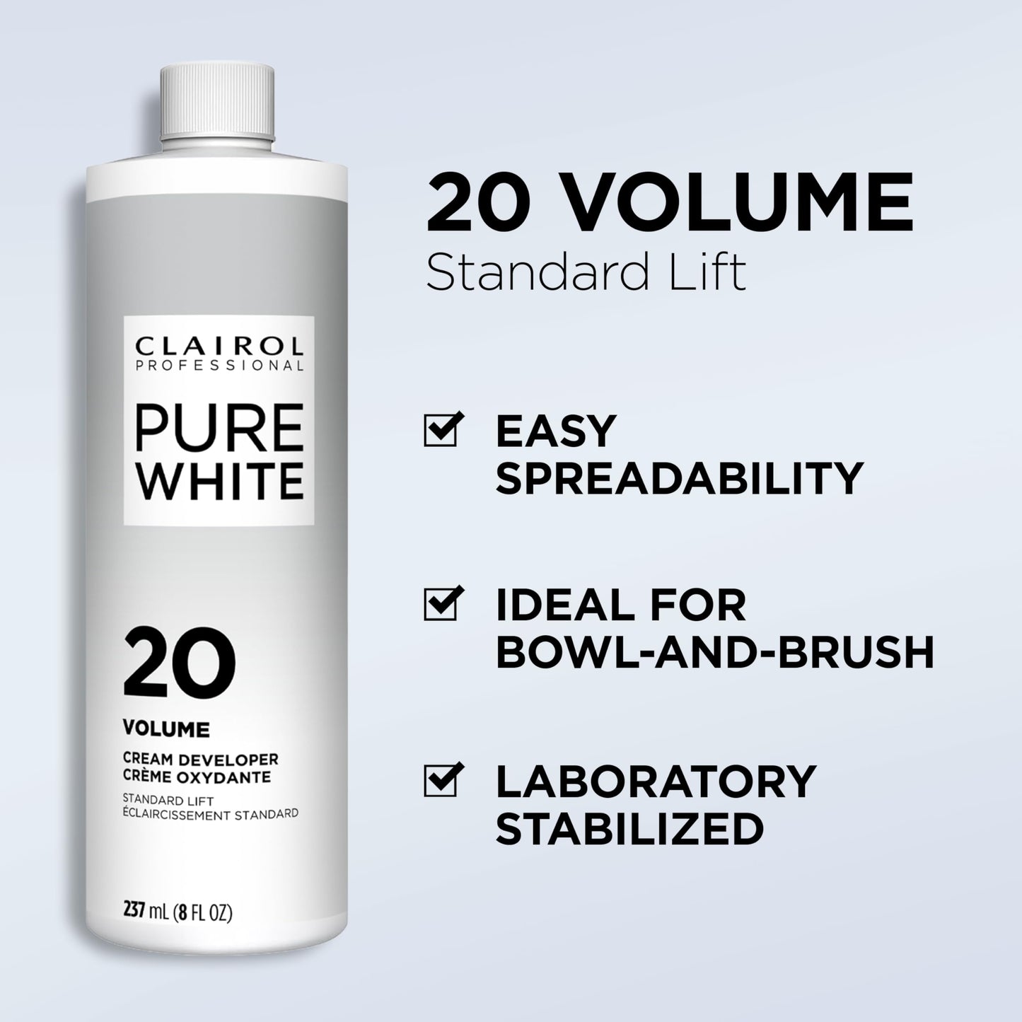 Clairol Professional Pure White 20 volume Crème Developer, 16 oz (Pack of 1) Beauty and Personal Care Clairol Professional
