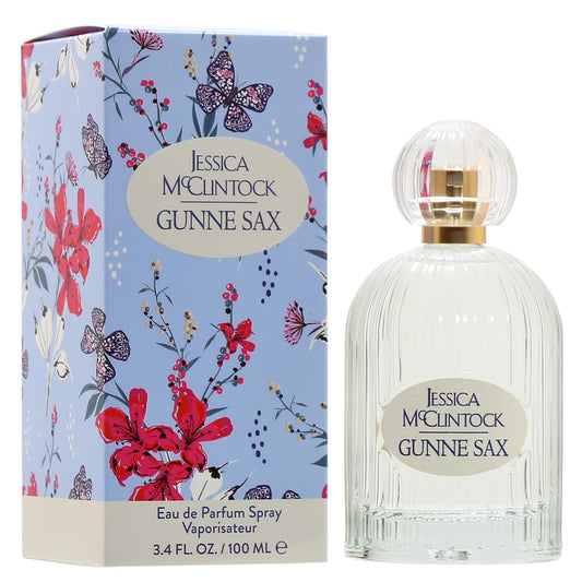 Jessica McClintock Gunne Sax Eau De Parfum Spray for Women, 3.4 oz - Warm Floral Fragrance with Bergamot, Freesia, Iris, Sandalwood & Musk Beauty & Personal Care Jessica McClintock