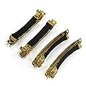 10pcs 80mm French Barrette Hair Clips for DIY Craft Project (Gold 80mm with Leather Protect) Beauty & Personal Care ALL in ONE