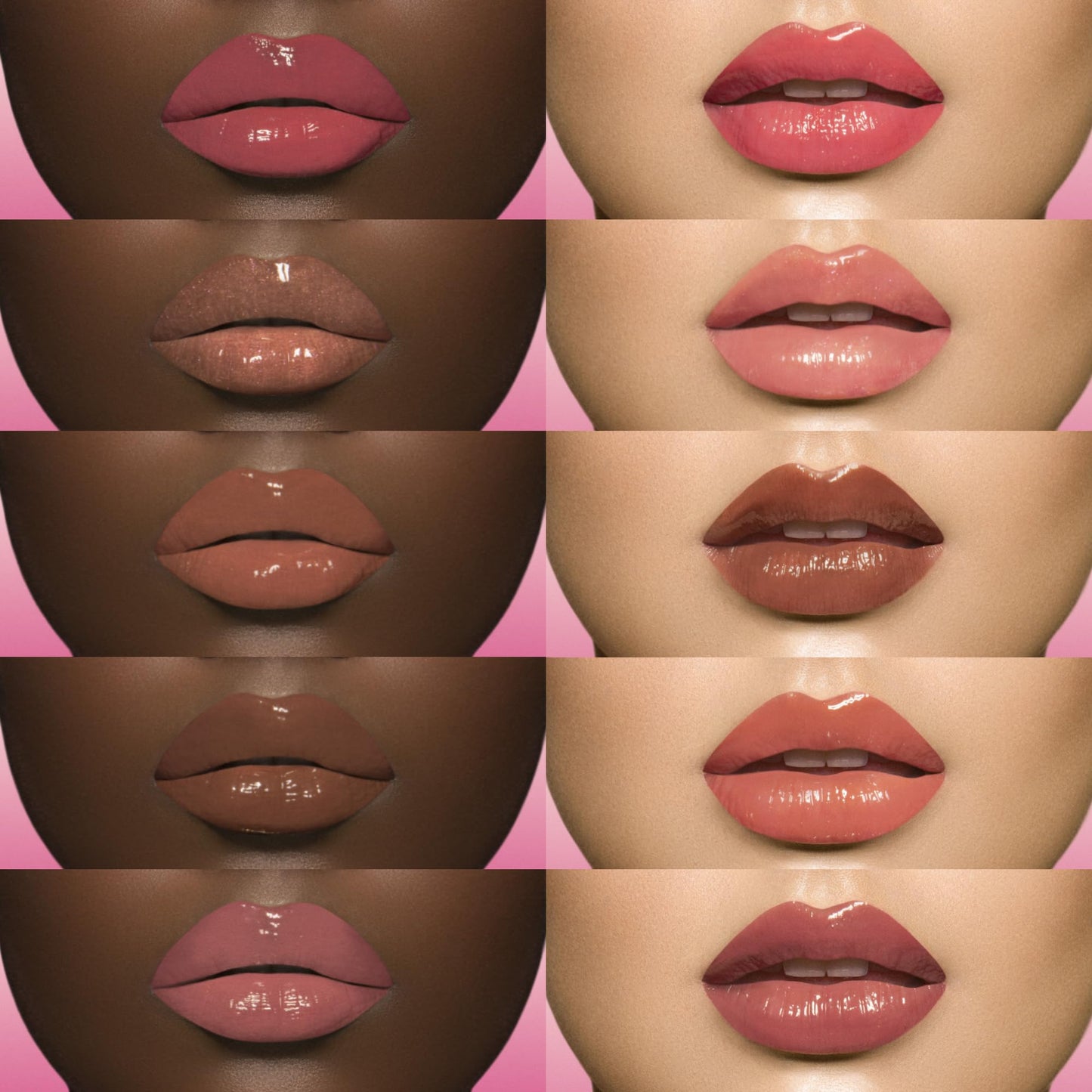 Juvia's Place Candy Shop Lip Gloss: Strawberry N Cream - High-Shine Plumper for a Hydrating & Non-Sticky Glossy Pout, For a Moisturizing and Beauty & Personal Care Juvia's Place