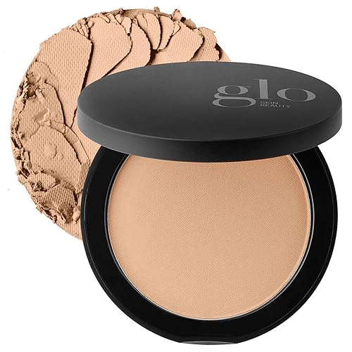 Glo Skin Beauty Pressed Base Powder Foundation, Honey Light - Buildable Sheer to Full Coverage, Long Wear Face Powder Compact, Pressed Powder Makeup Beauty & Personal Care Glo Skin Beauty