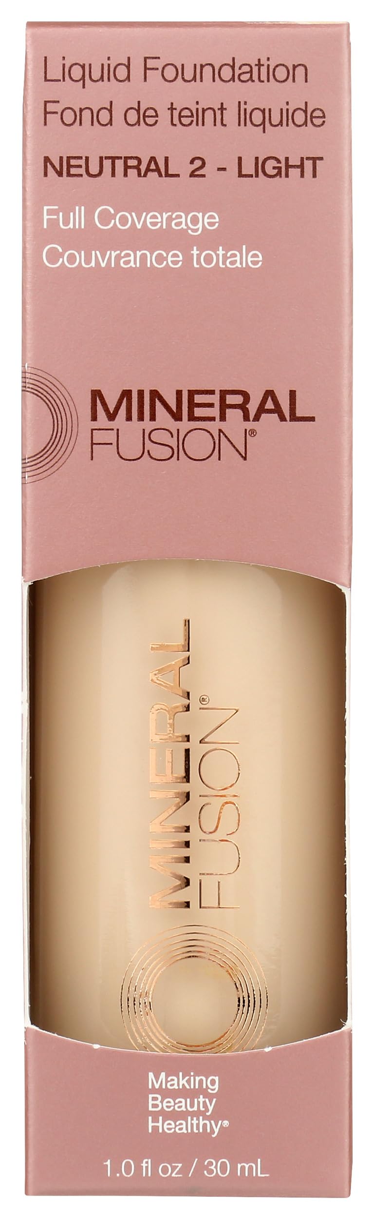 Mineral Fusion Neutral 2 Liquid Foundation, 1 FZ Beauty & Personal Care Mineral Fusion