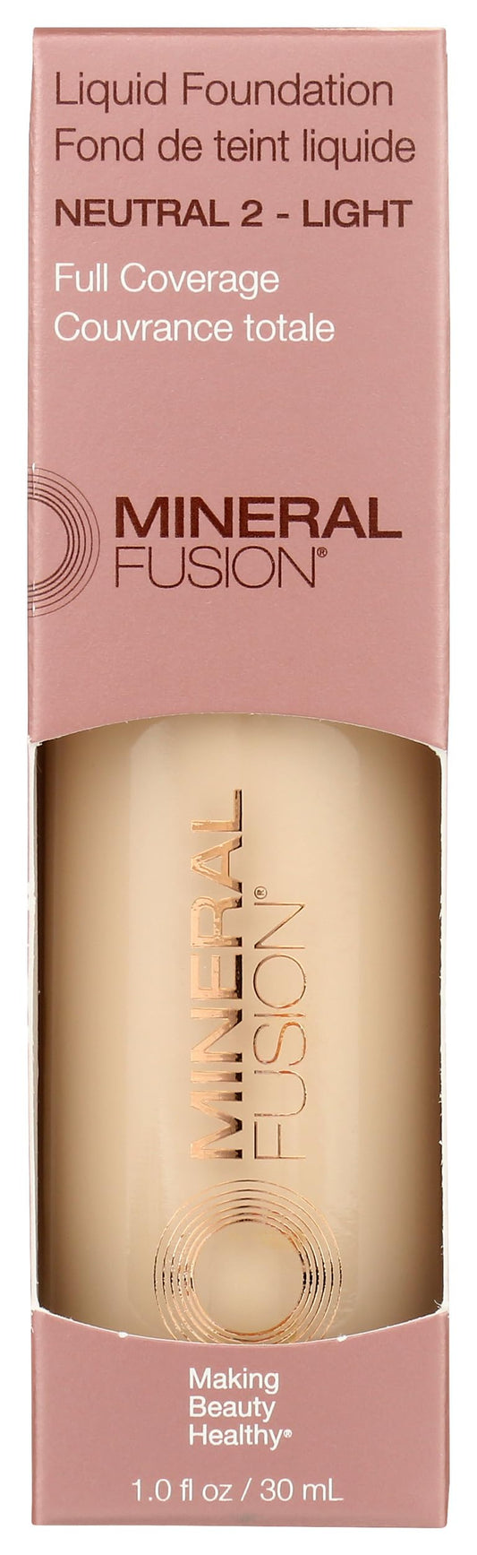 Mineral Fusion Neutral 2 Liquid Foundation, 1 FZ Beauty & Personal Care Mineral Fusion