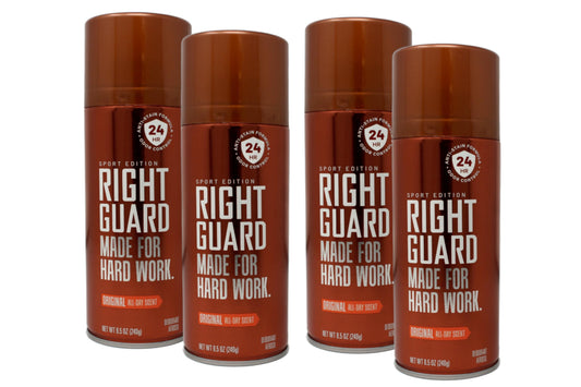Right Guard Deodorant Spray Original - Made For Hard Work - 8.5 oz, Pack of 4 Beauty and Personal Care Right Guard