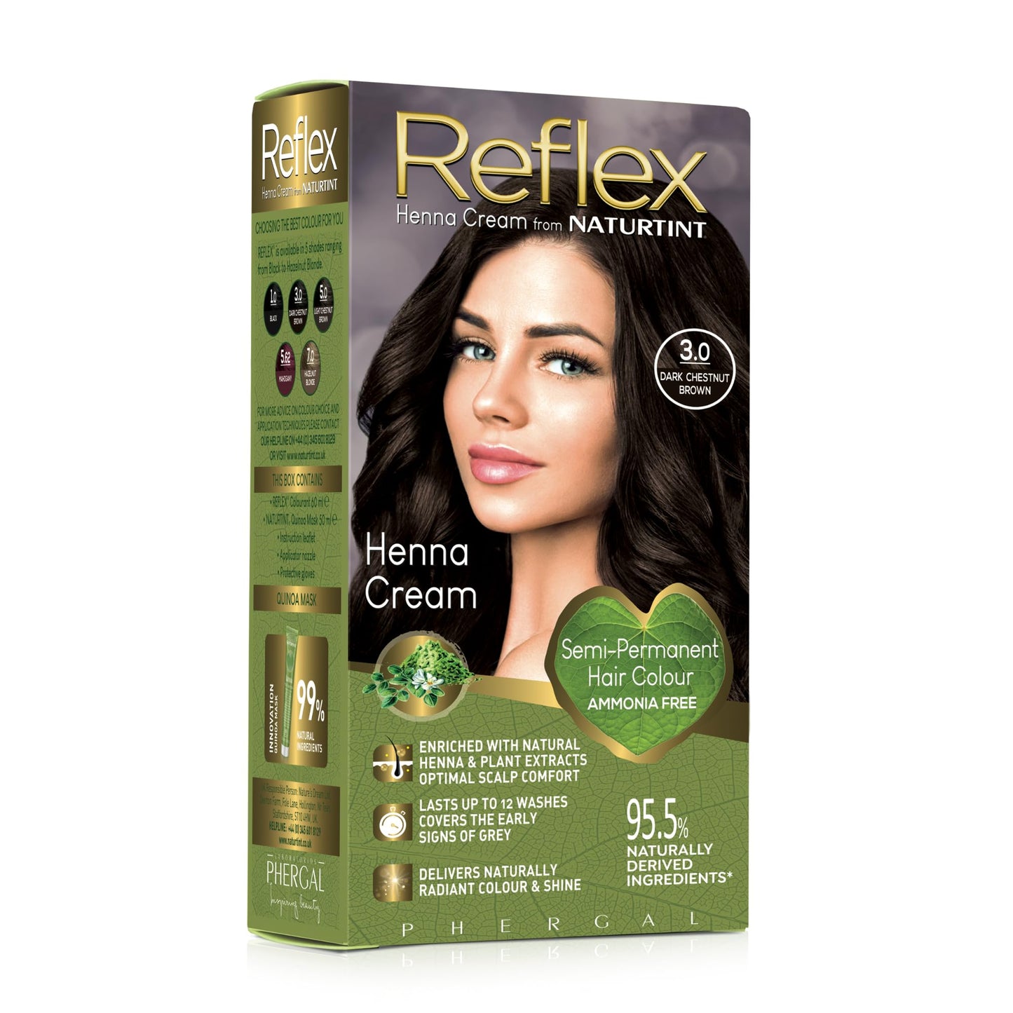 Naturtint Reflex Dark Chestnut Brown 90ml Beauty & Personal Care Naturtint