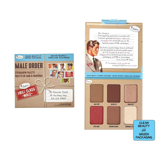 theBalm Male Order 6 Shade Eyeshadow Palette, First Class Male
