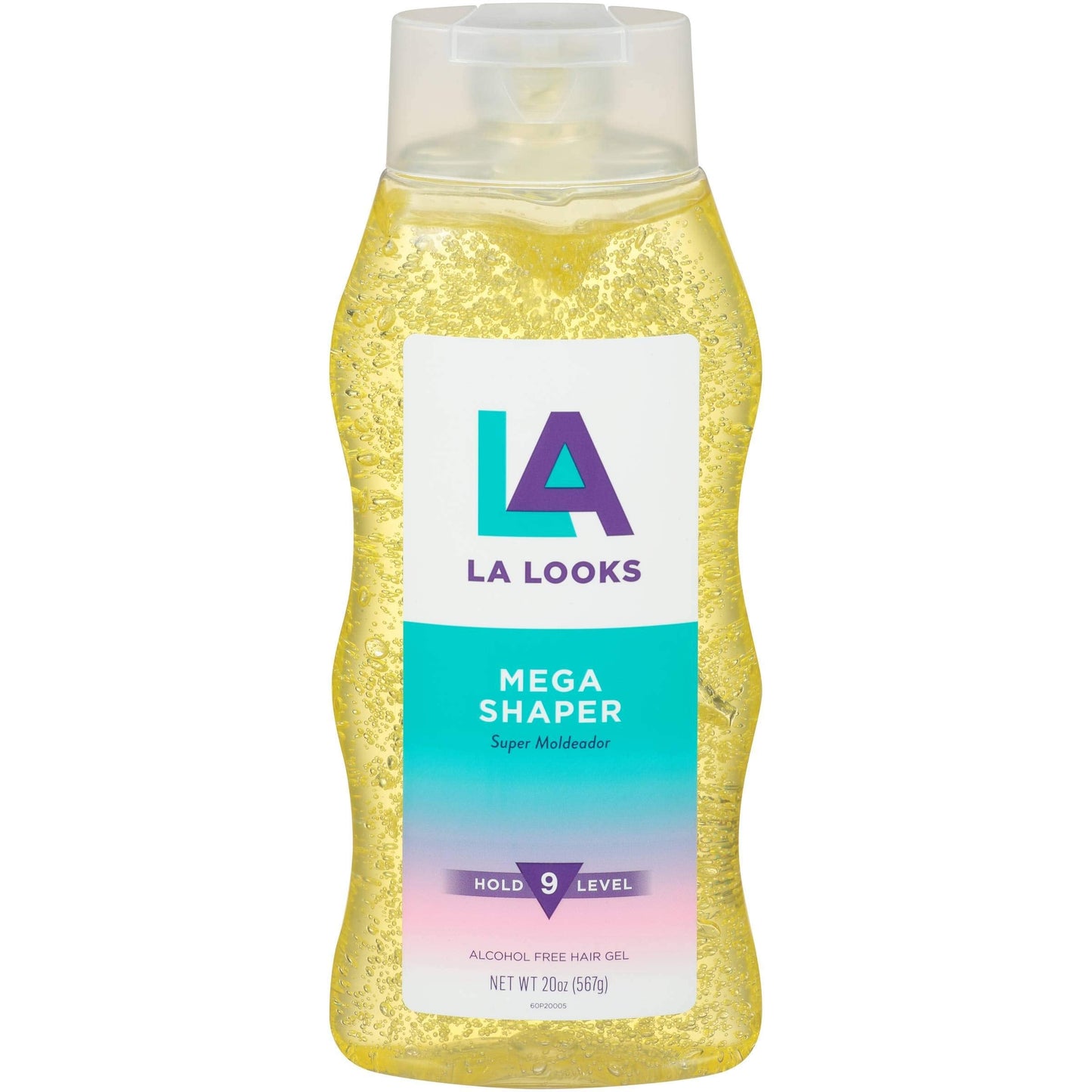La Looks Gel #9 Mega Mega 20 Ounce (Yellow) (591ml) Pack of 3 Beauty & Personal Care L.A. Looks