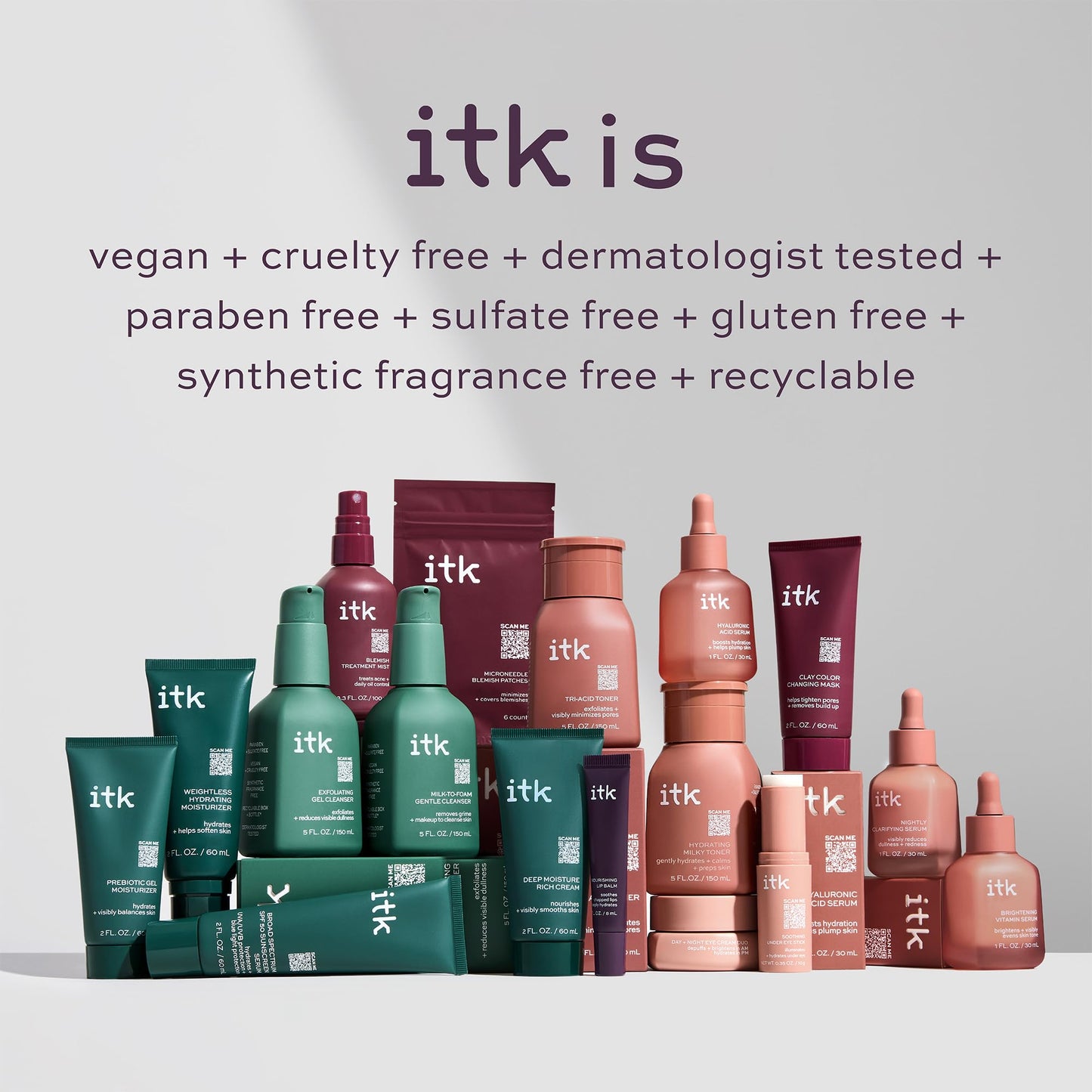 ITK Nourishing Lip Balm - Hydrate Dry, Chapped Lips with Shea Butter + Coconut Oil + Vitamin E - Moisturizes + Soothes Chapped Lips - Glossy Beauty & Personal Care ITK