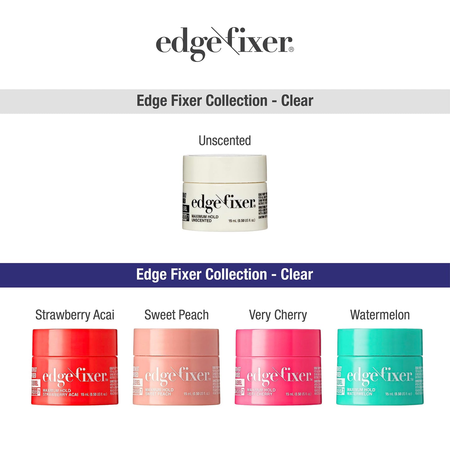 Red by Kiss Edge Fixer 24 Hour Maximum Hold Edge Wax No Flaking Biotin B7 Infused Hair Gel Beauty & Personal Care Red by Kiss