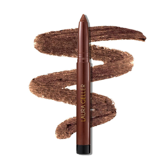 LAURA GELLER NEW YORK Kajal Longwear Kohl Eyeliner Pencil with Caffeine, Smooth & Blendable Makeup, Dark Brown Beauty & Personal Care LAURA GELLER NEW YORK