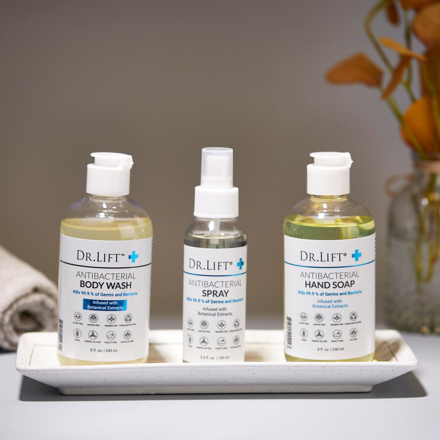 Dr. Lift Antibacterial Hand Soap, Light Scent, Daily Liquid Soap With Plant Extracts, Tea Tree, Willow Bark, and Oat, Gentle and Non Drying Beauty & Personal Care DR. LIFT