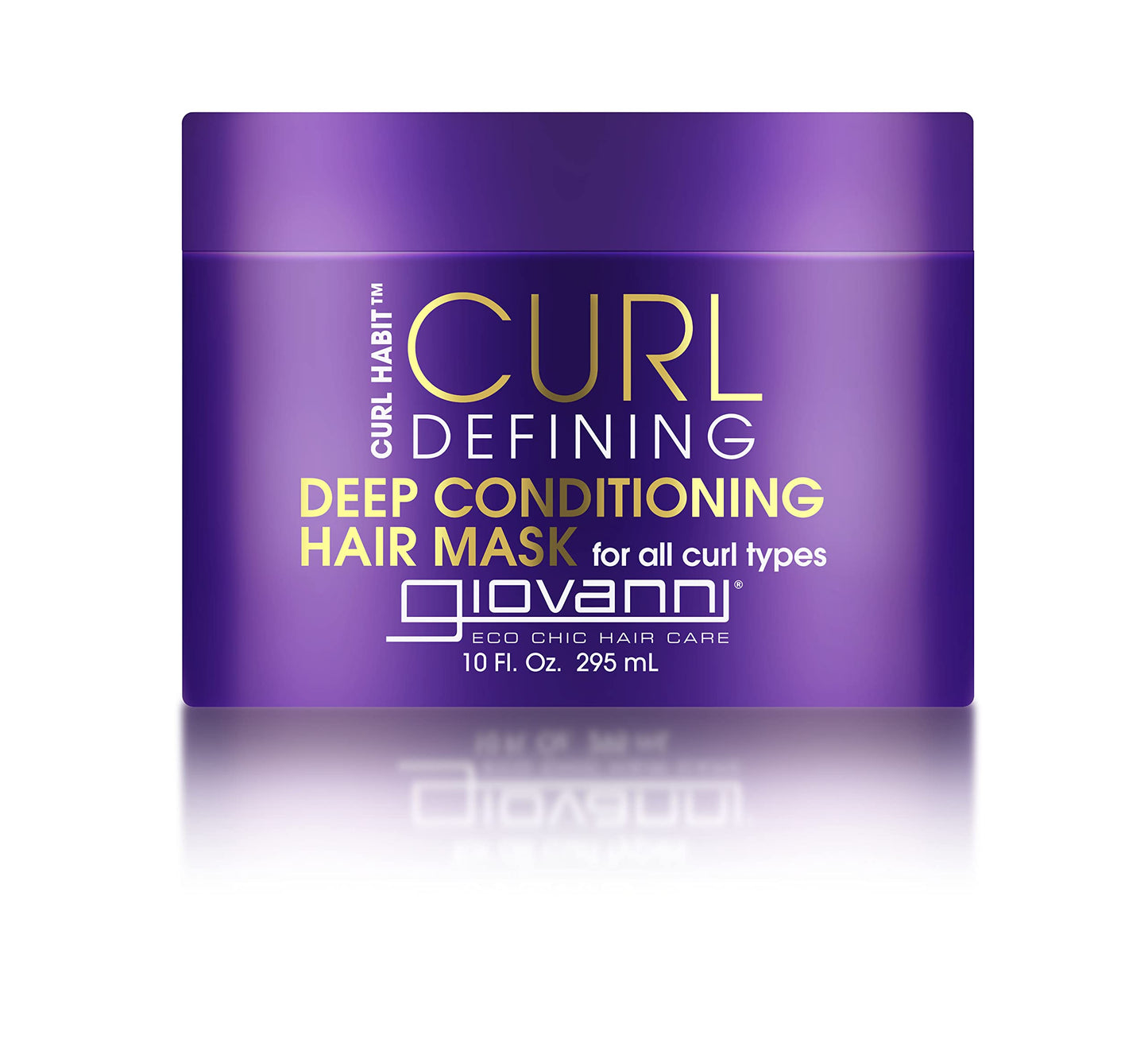 GIOVANNI Curl Habit Curl Defining Deep Conditioning Hair Mask - Deep Conditioner for Dry Damaged Hair, Tames Frizz & Flyaways, Softens Curls, Deep Beauty & Personal Care GIOVANNI