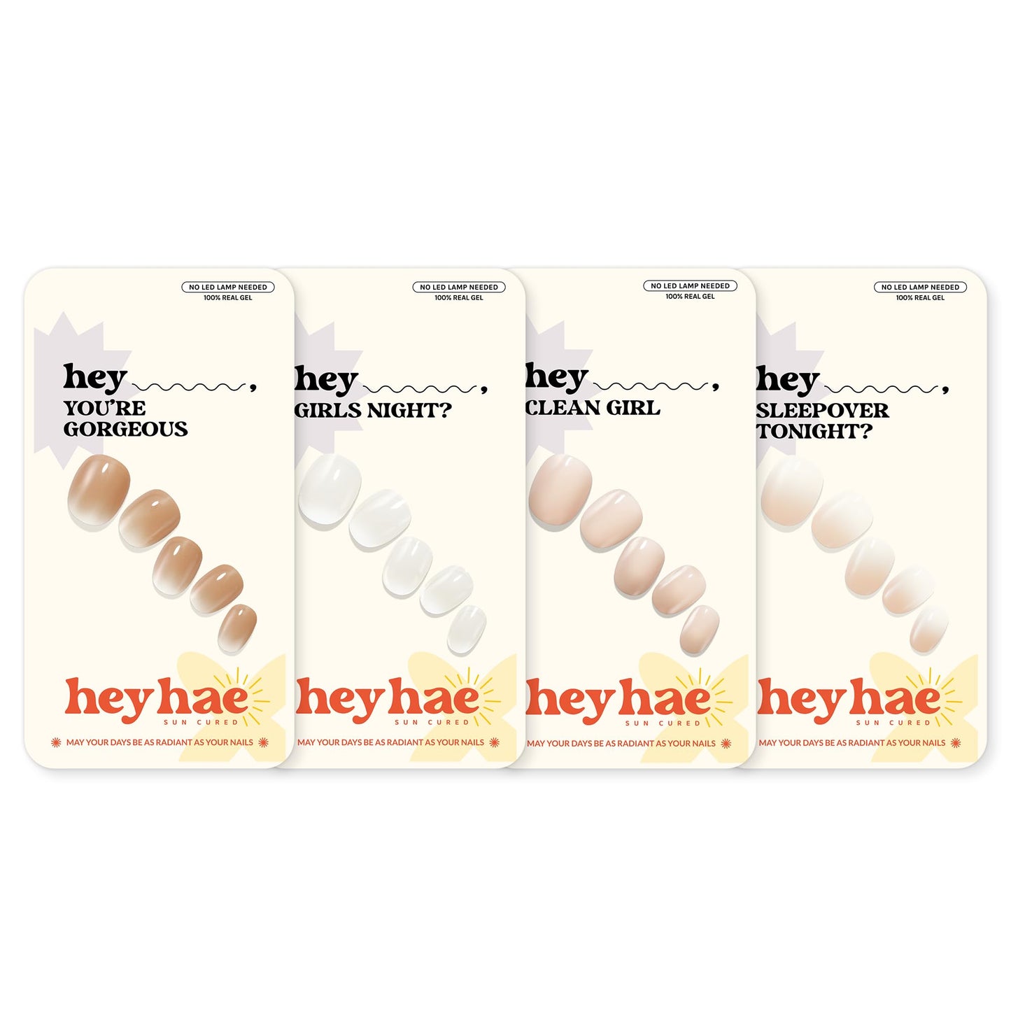 Heyhae Semi Cured Gel Nail Strips | No LED Lamp Needed | Summer, Solid, Blue | Easy Apply & Remove, Salon Quality | Includes 28 Strips, 1 Prep Pads Beauty and Personal Care heyhae Default Title