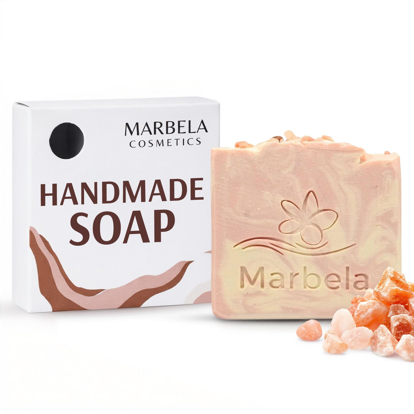 Marbela Cosmetics Handmade Soap Bar - Made in USA, Vegan Friendly, Palm Oil Free, Natural Bar Soap - Face & Body Soap for Daily Skin Care Beauty & Personal Care Marbela