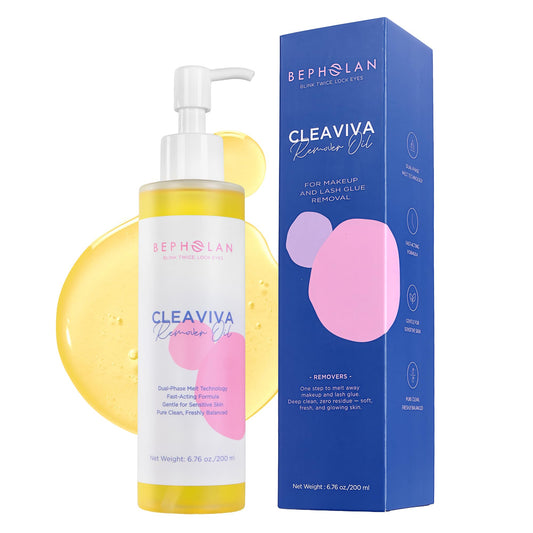 BEPHOLAN Deep Cleansing Oil, Oil Cleanser for Face Makeup Blackhead Remover Hydrating Makeup Remover for Waterproof Makeup Sea Buckthorn Oil Cleanser Beauty and Personal Care BEPHOLAN Default Title
